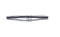 Bracelet Gemoro Woman Tennis in White Gold Zaffiro blu BB279BZF